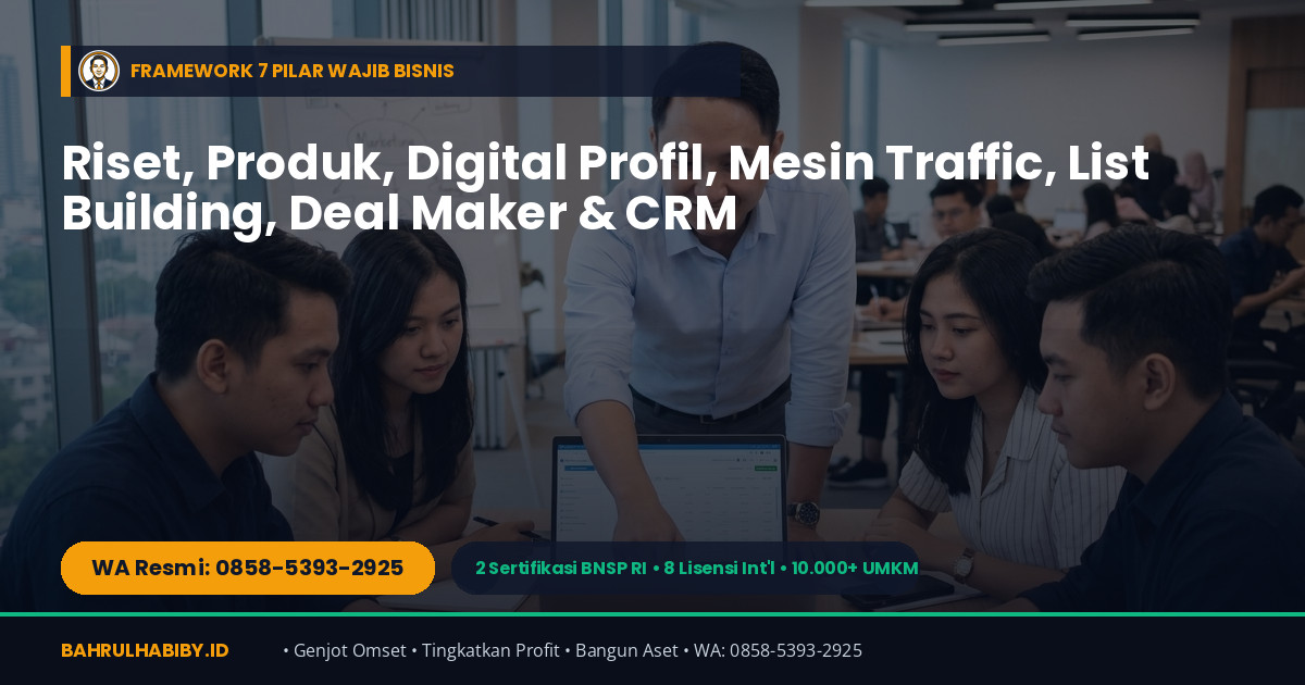 Mengenal Framework 7 Pilar Wajib Bahrul Habiby, S.M.: Strategi Genjot Omset, Tingkatkan Profit & Bangun Aset Bisnis