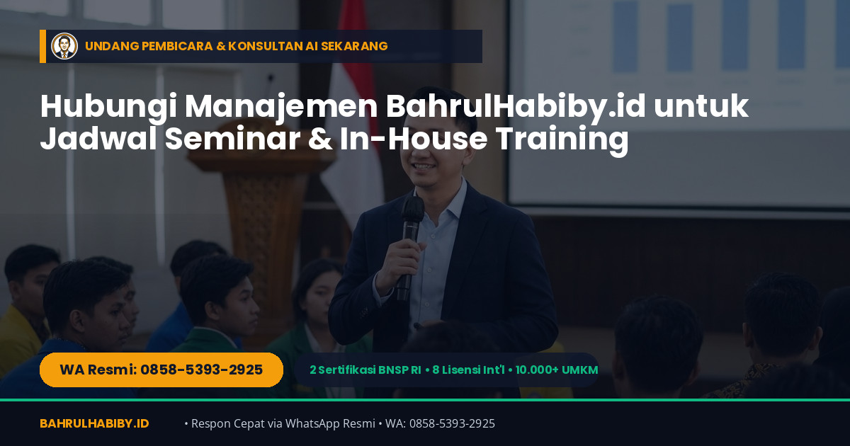 Jasa Konsultan AI & Konsultan SEO Jakarta Pusat (MarkasAI.ID & WebSEOJualan.com) — Bahrul Habiby (WA 0858-5393-2925) - Gambar 2