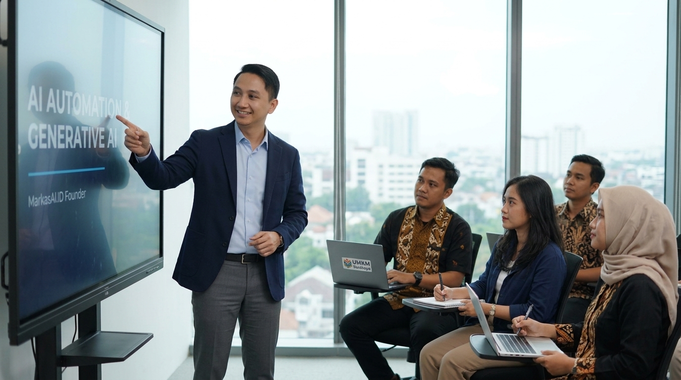 Pilar 4: Mesin Traffic Organik SEO & AI Automation MarkasAI.ID